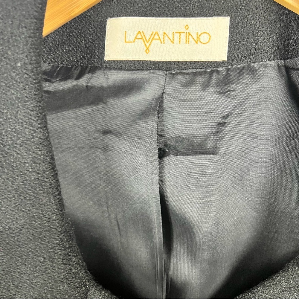 Lavantino Vintage Black Blazer With Gold Trimmings. 100% Wool. - Picture 5 of 5